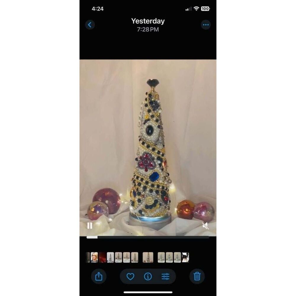 Vintage jewelry tree